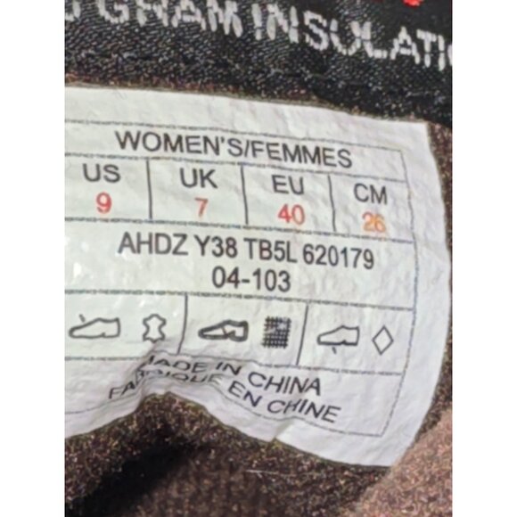 The North Face Women's Size 9 Suede & Leather Tall Boots With Faux Fur Lining - Picture 5 of 14